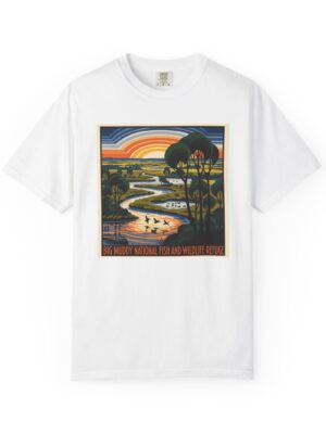 Big Muddy National Fish and Wildlife Refuge WPA Style Unisex T-shirt