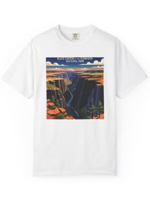 Black Canyon of the Gunnison National Park WPA Style Unisex T-shirt
