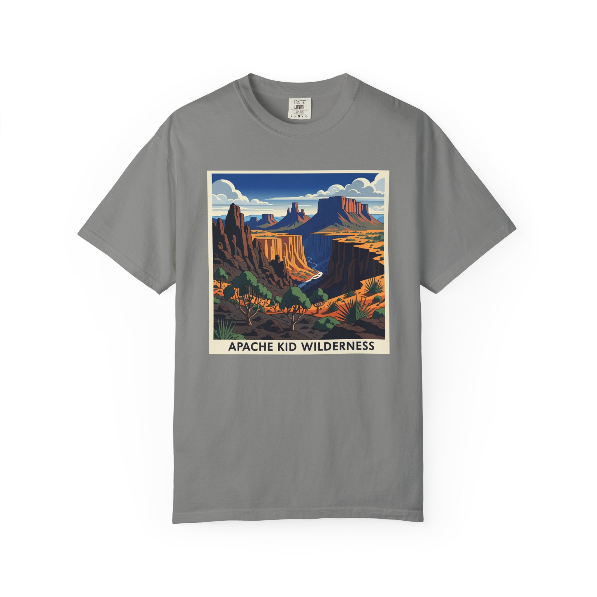 Apache Kid Wilderness WPA Style Unisex T-shirt - Image 7