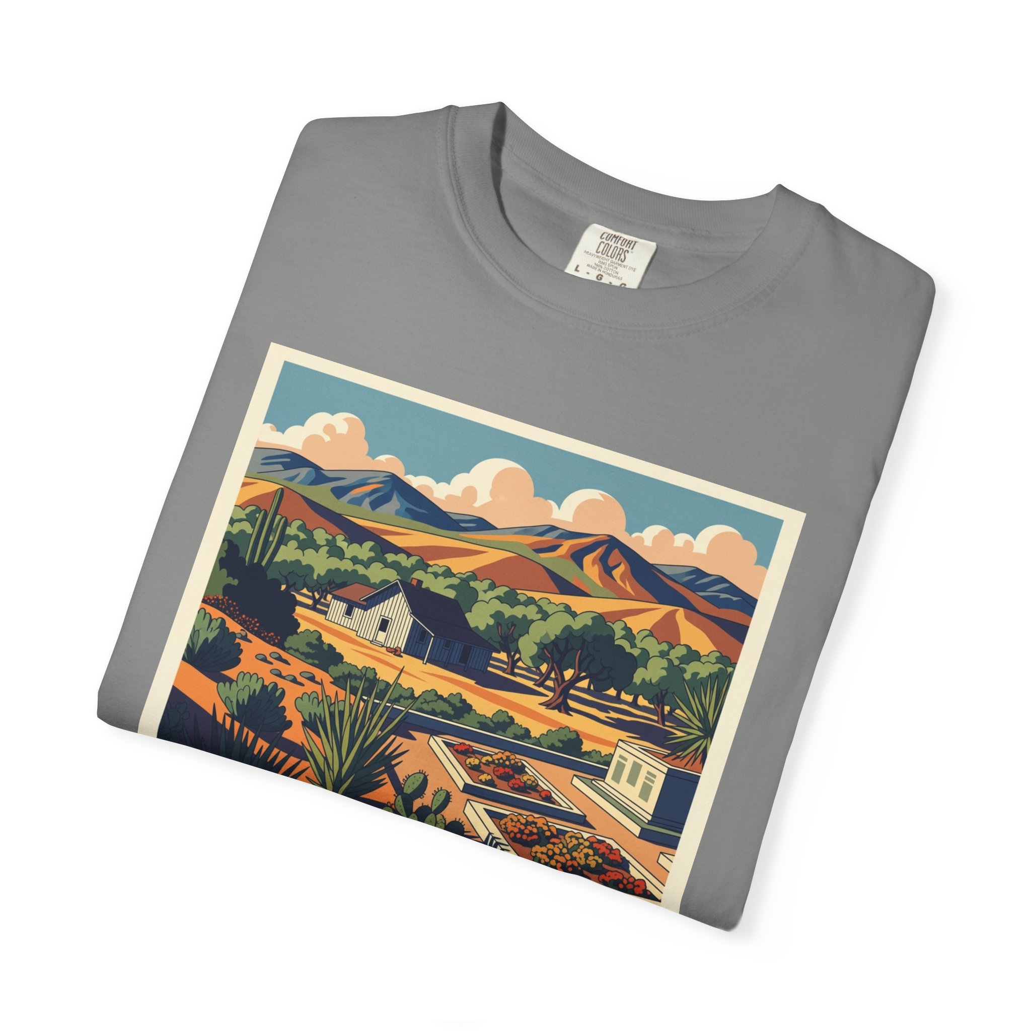 César E. Chávez National Monument WPA Style Unisex T-shirt - Image 9