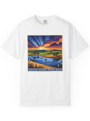 Hailstone National Wildlife Refuge WPA Style Unisex T-shirt