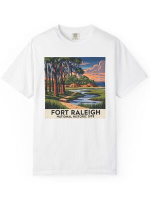 Fort Raleigh National Historic Site WPA Style Unisex T-shirt