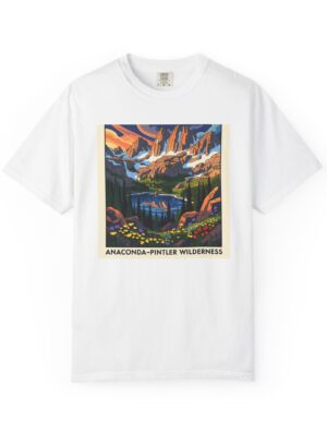 Anaconda–Pintler Wilderness WPA Style Unisex T-shirt