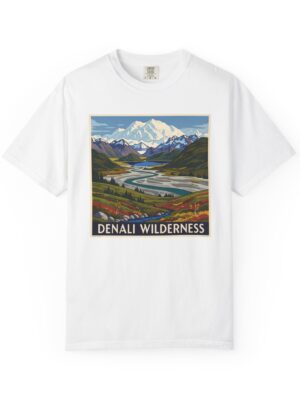 Denali Wilderness WPA Style Unisex T-shirt