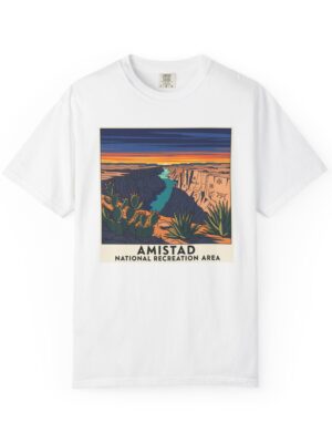 Amistad National Recreation Area WPA Style Unisex T-shirt
