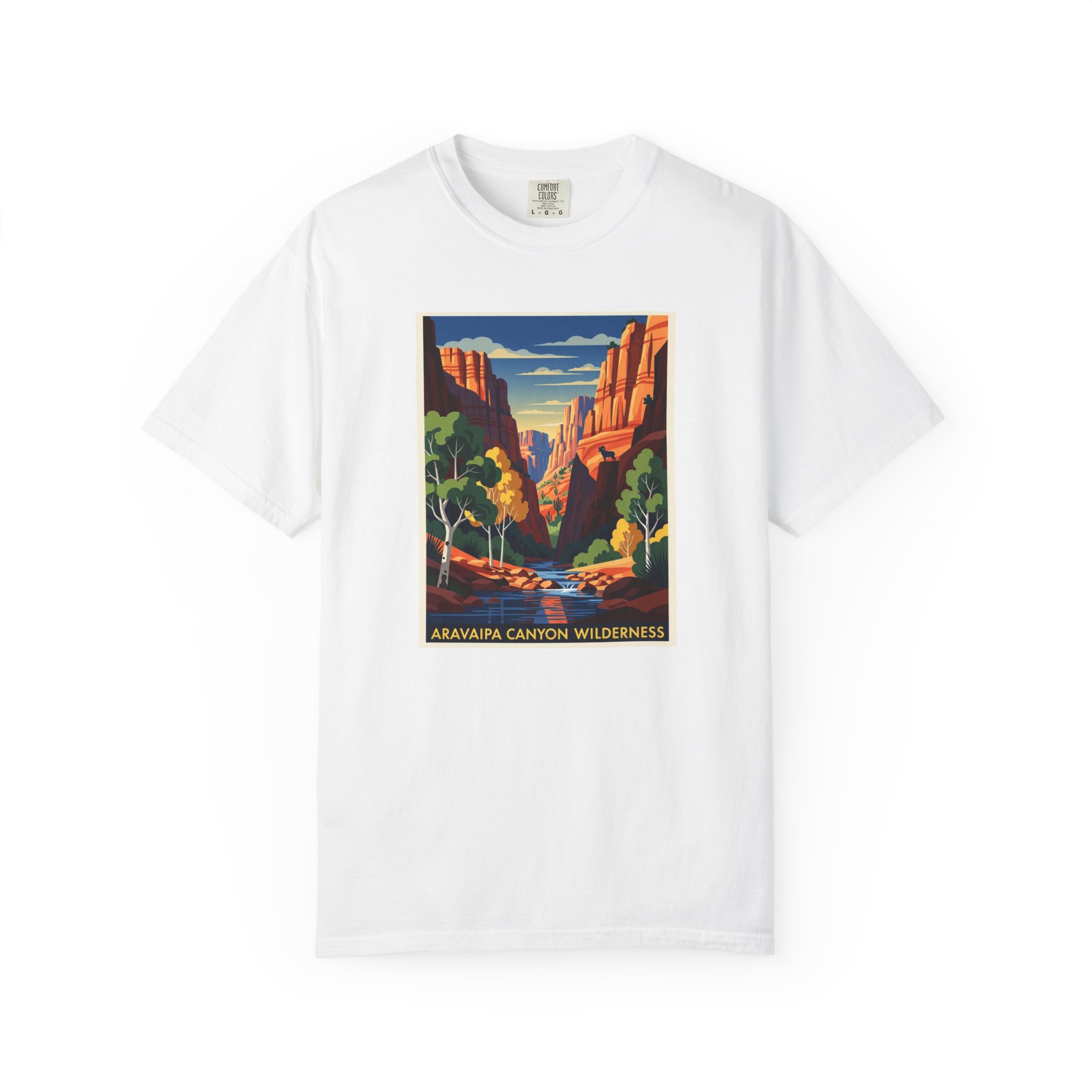 Aravaipa Canyon Wilderness WPA Style Unisex T-shirt