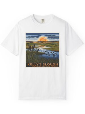 Kelly's Slough National Wildlife Refuge WPA Style Unisex T-shirt
