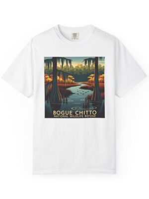 Bogue Chitto National Wildlife Refuge WPA Style Unisex T-shirt