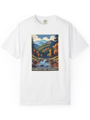 Kimberling Creek Wilderness WPA Style Unisex T-shirt