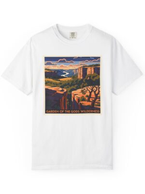 Garden of the Gods Wilderness WPA Style Unisex T-shirt