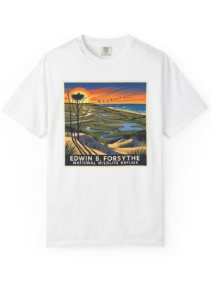 Edwin B. Forsythe National Wildlife Refuge WPA Style Unisex T-shirt