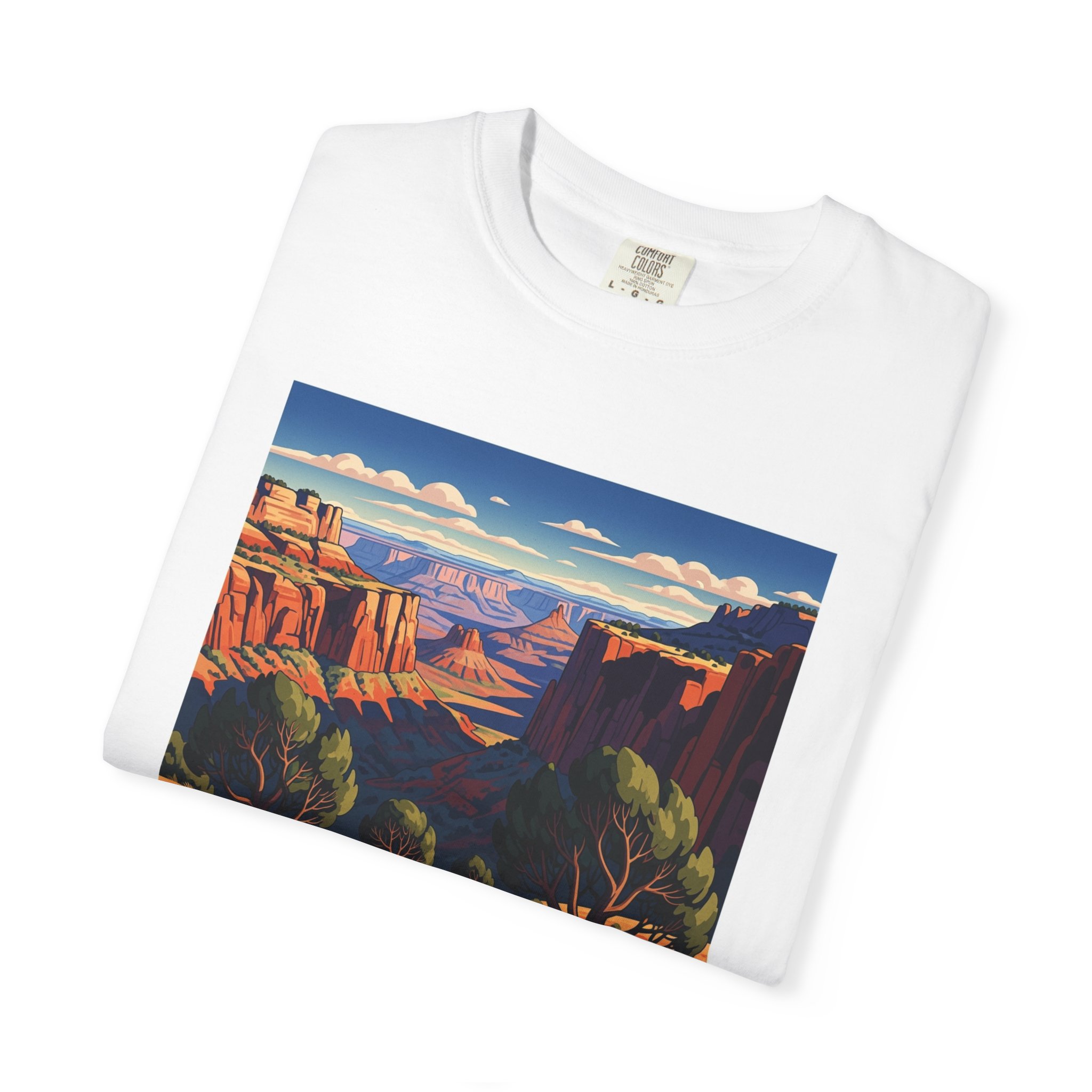 Canaan Mountain Wilderness WPA Style Unisex T-shirt - Image 3