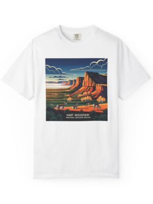 Hart Mountain National Antelope Refuge WPA Style Unisex T-shirt