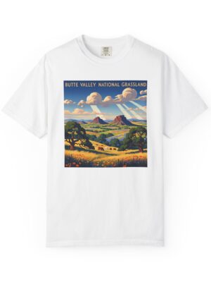 Butte Valley National Grassland WPA Style Unisex T-shirt