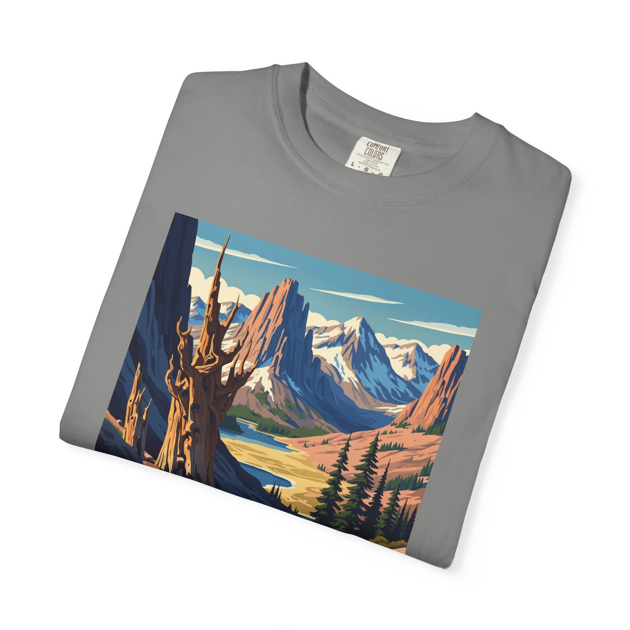 Inyo National Forest WPA Style Unisex T-shirt - Image 9