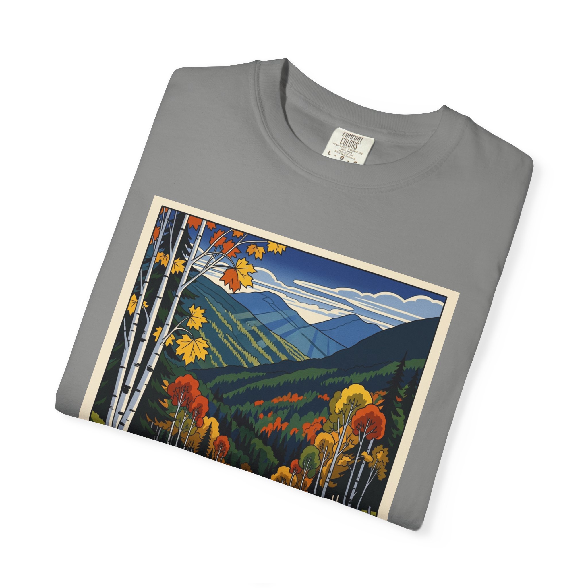 Joseph Battell Wilderness WPA Style Unisex T-shirt - Image 9
