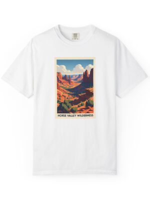 Horse Valley Wilderness WPA Style Unisex T-shirt
