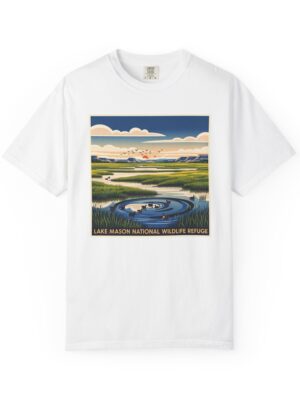Lake Mason National Wildlife Refuge WPA Style Unisex T-shirt