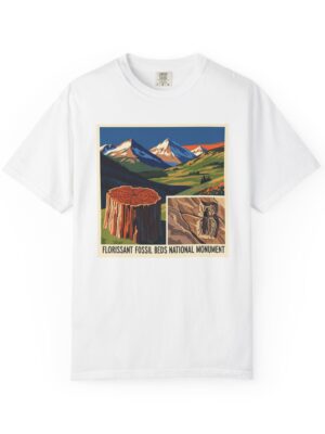 Florissant Fossil Beds National Monument WPA Style Unisex T-shirt