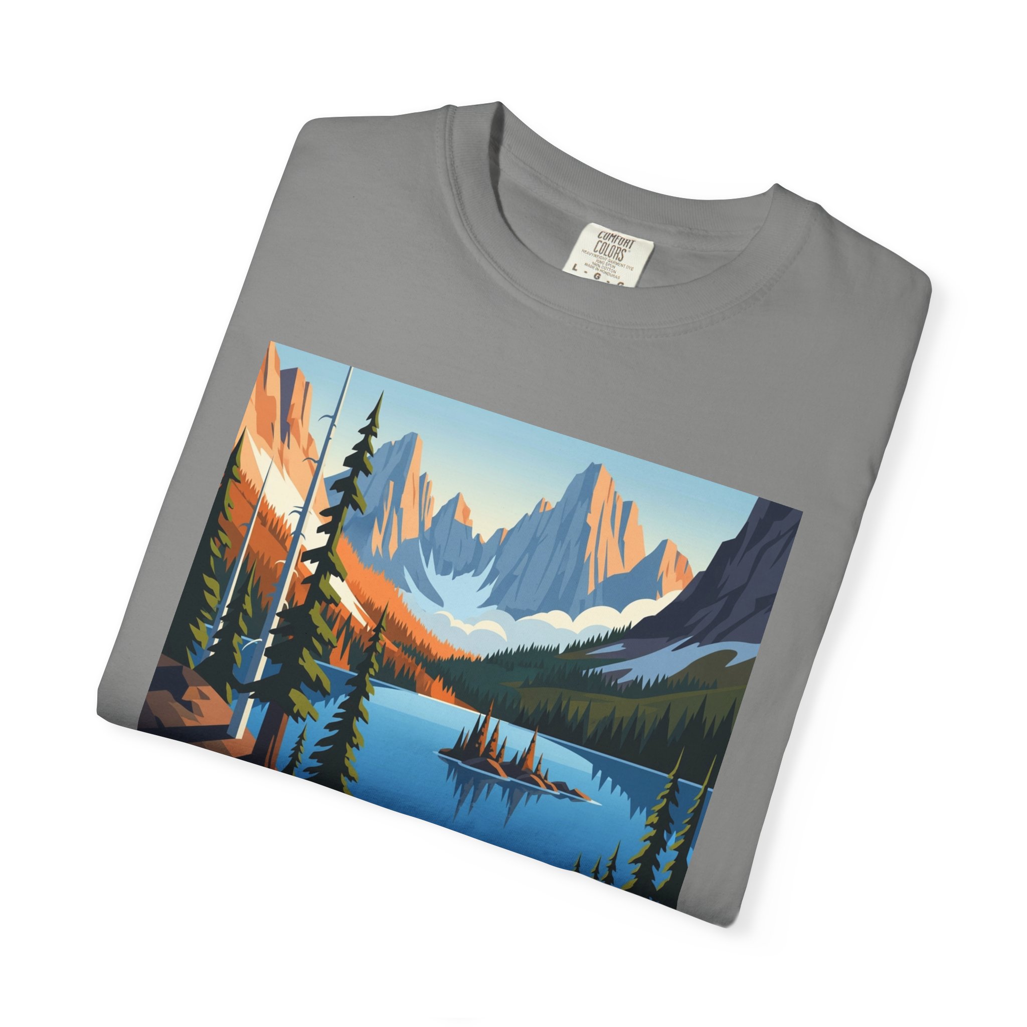 Kootenai National Forest WPA Style Unisex T-shirt - Image 9