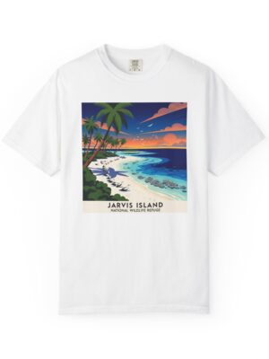 Jarvis Island National Wildlife Refuge WPA Style Unisex T-shirt