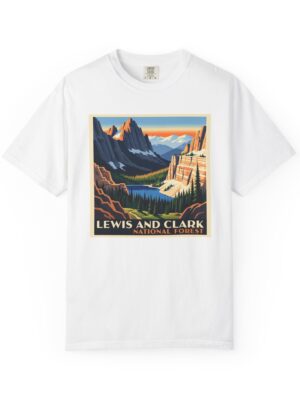 Lewis and Clark National Forest WPA Style Unisex T-shirt