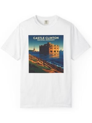 Castle Clinton National Monument WPA Style Unisex T-shirt