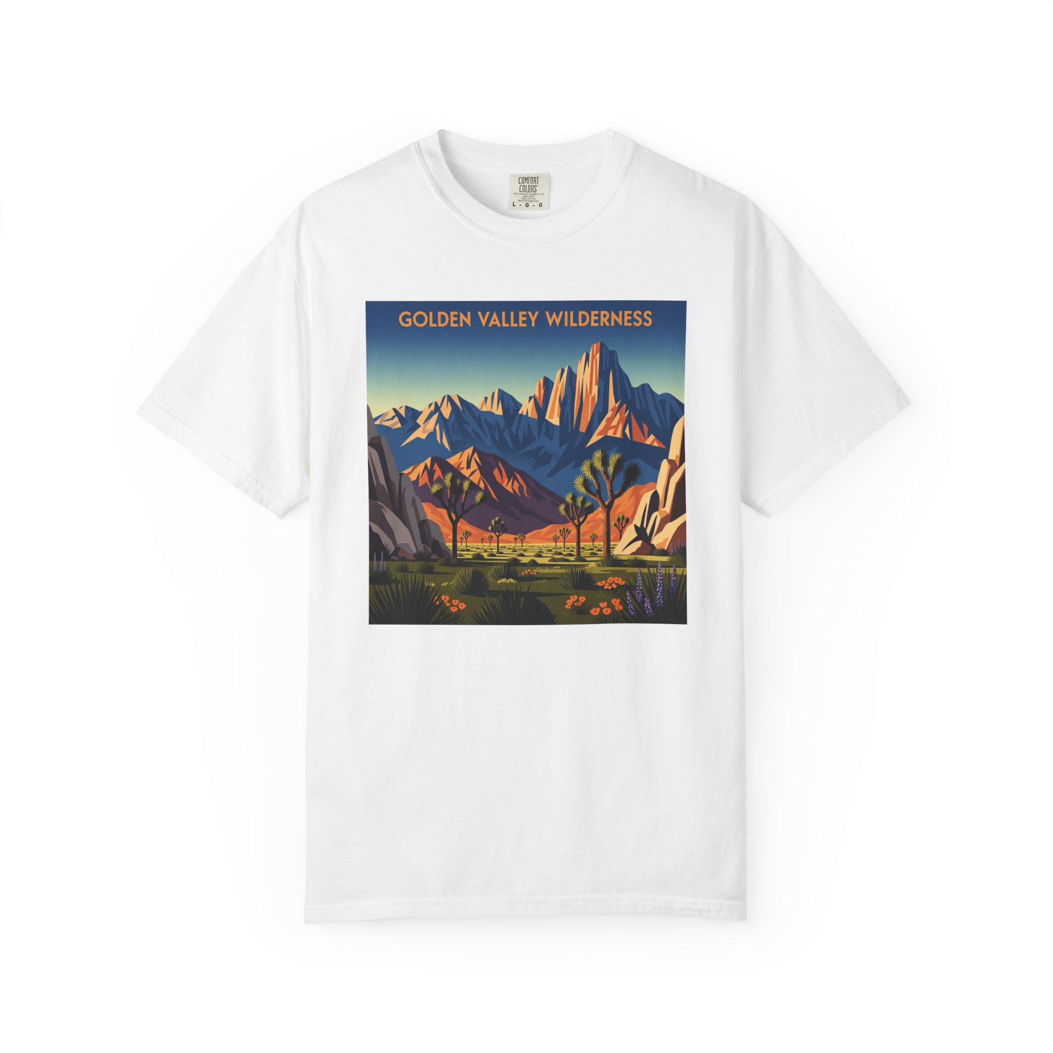 Golden Valley Wilderness WPA Style Unisex T-shirt