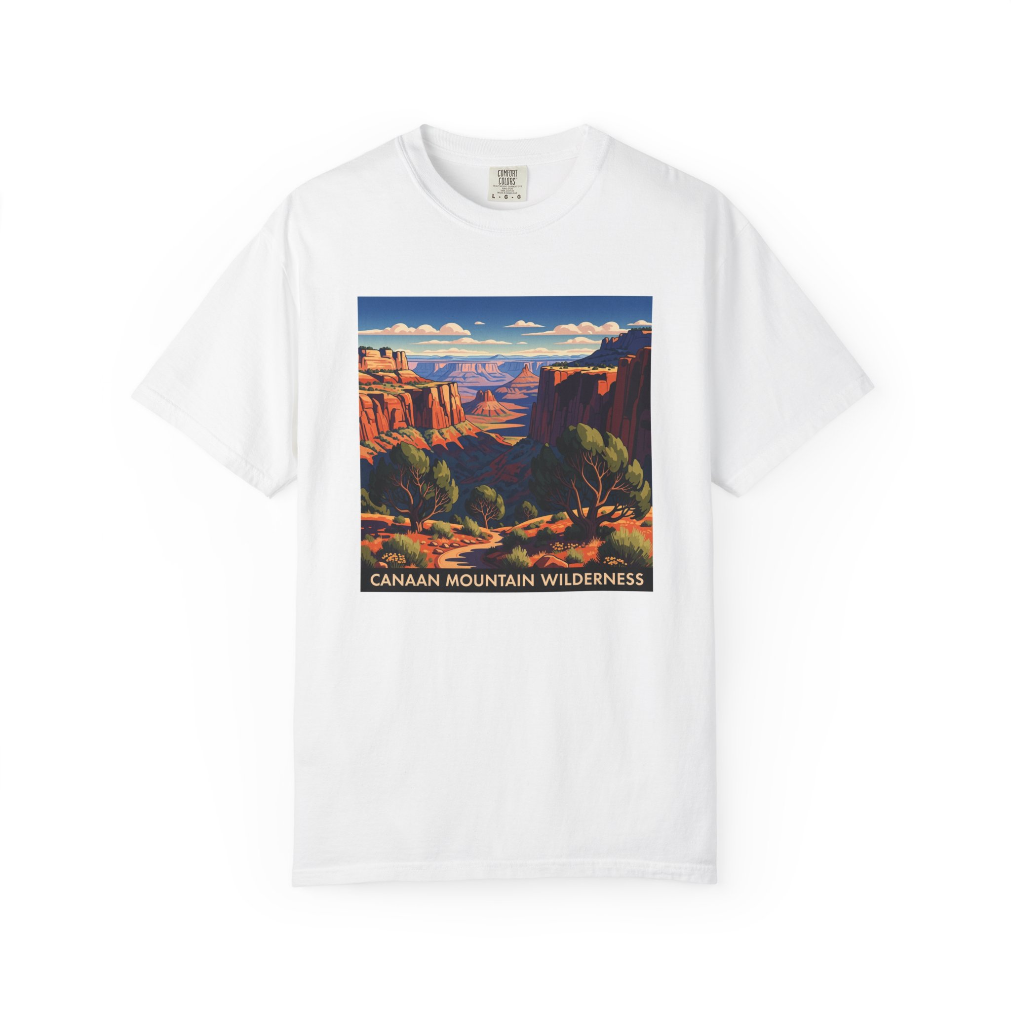Canaan Mountain Wilderness WPA Style Unisex T-shirt