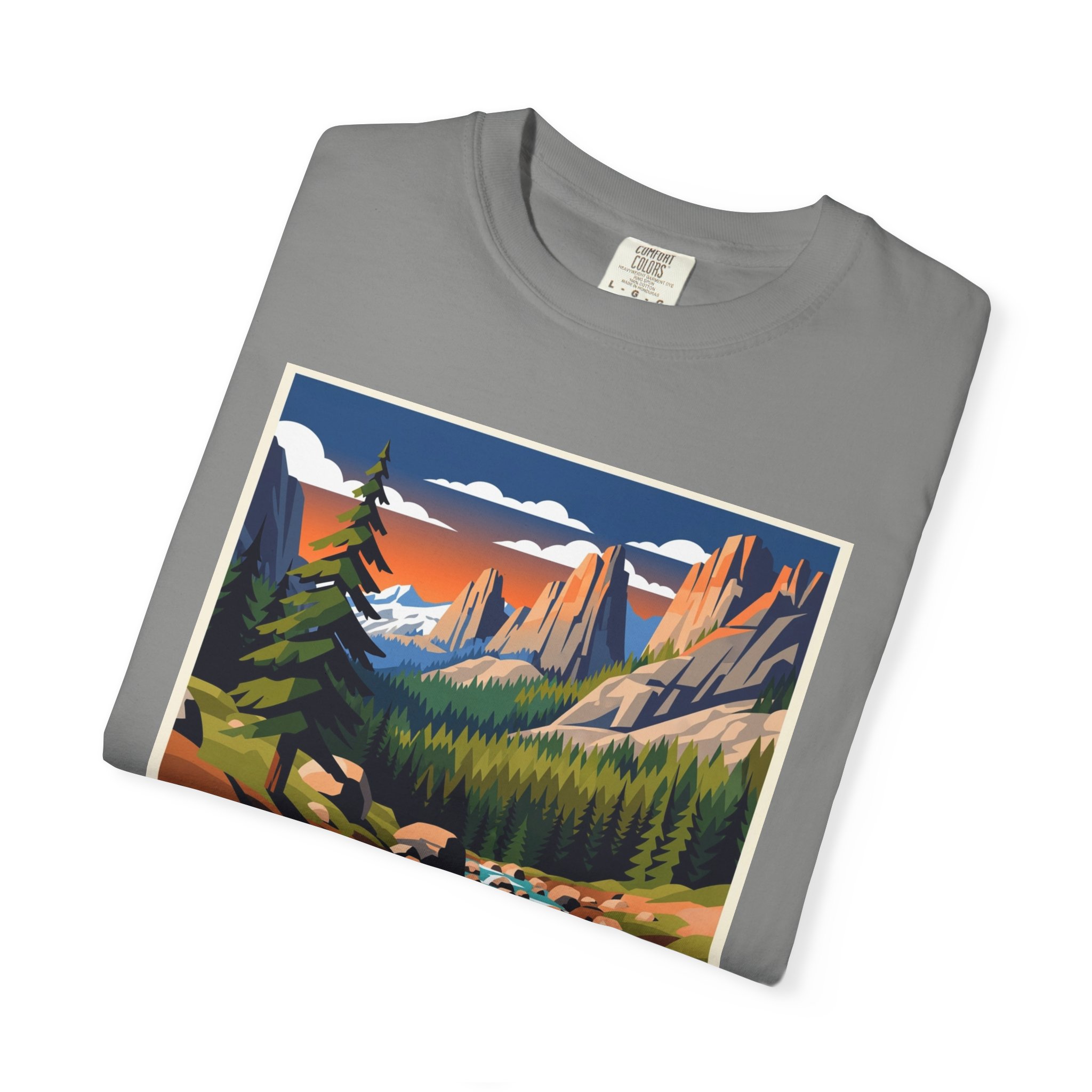 Chanchelulla Wilderness WPA Style Unisex T-shirt - Image 9