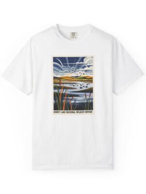 Hewitt Lake National Wildlife Refuge WPA Style Unisex T-shirt