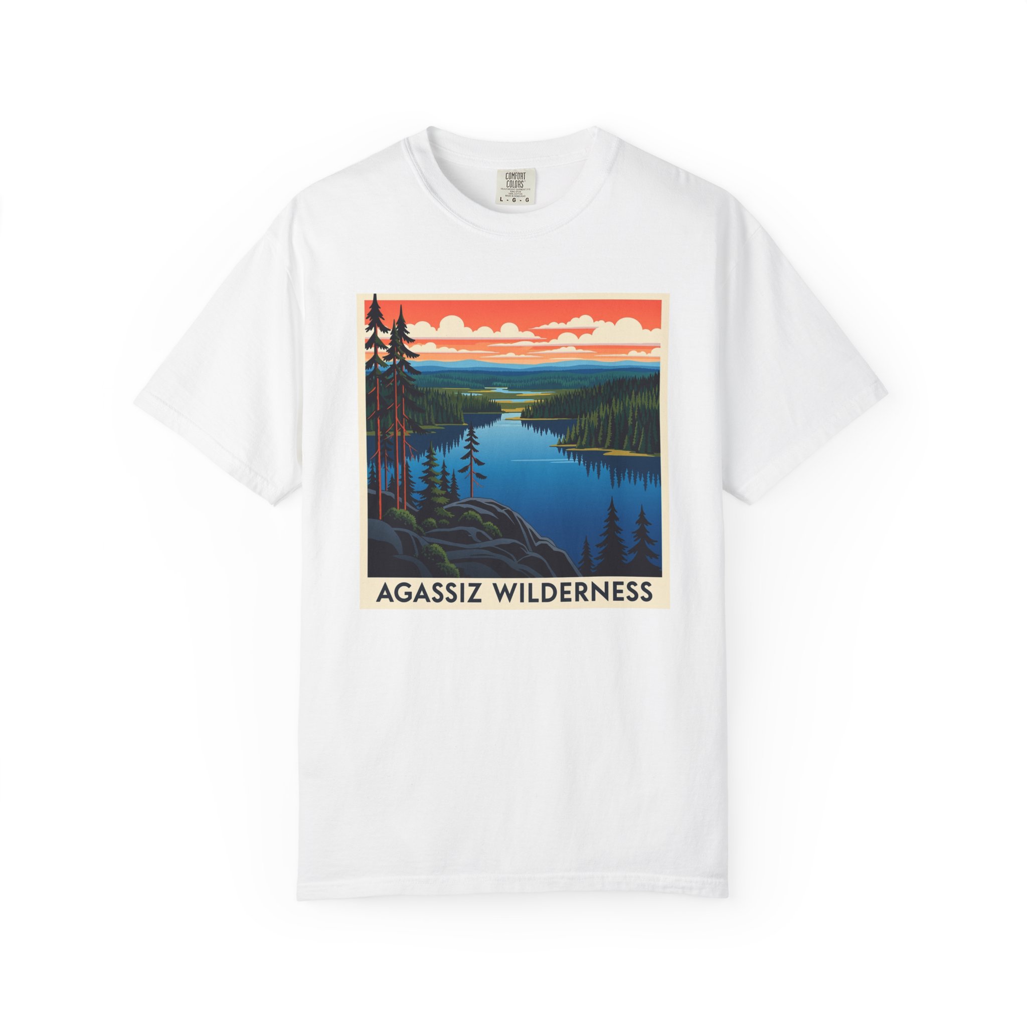 Agassiz Wilderness WPA Style Unisex T-shirt