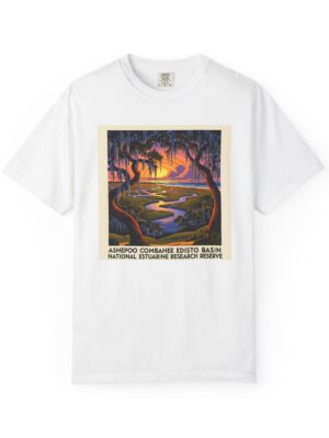 Ashepoo Combahee Edisto Basin National Estuarine Research Reserve WPA Style Unisex T-shirt