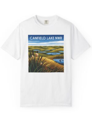 Canfield Lake National Wildlife Refuge WPA Style Unisex T-shirt