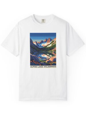 Alpine Lakes Wilderness WPA Style Unisex T-shirt