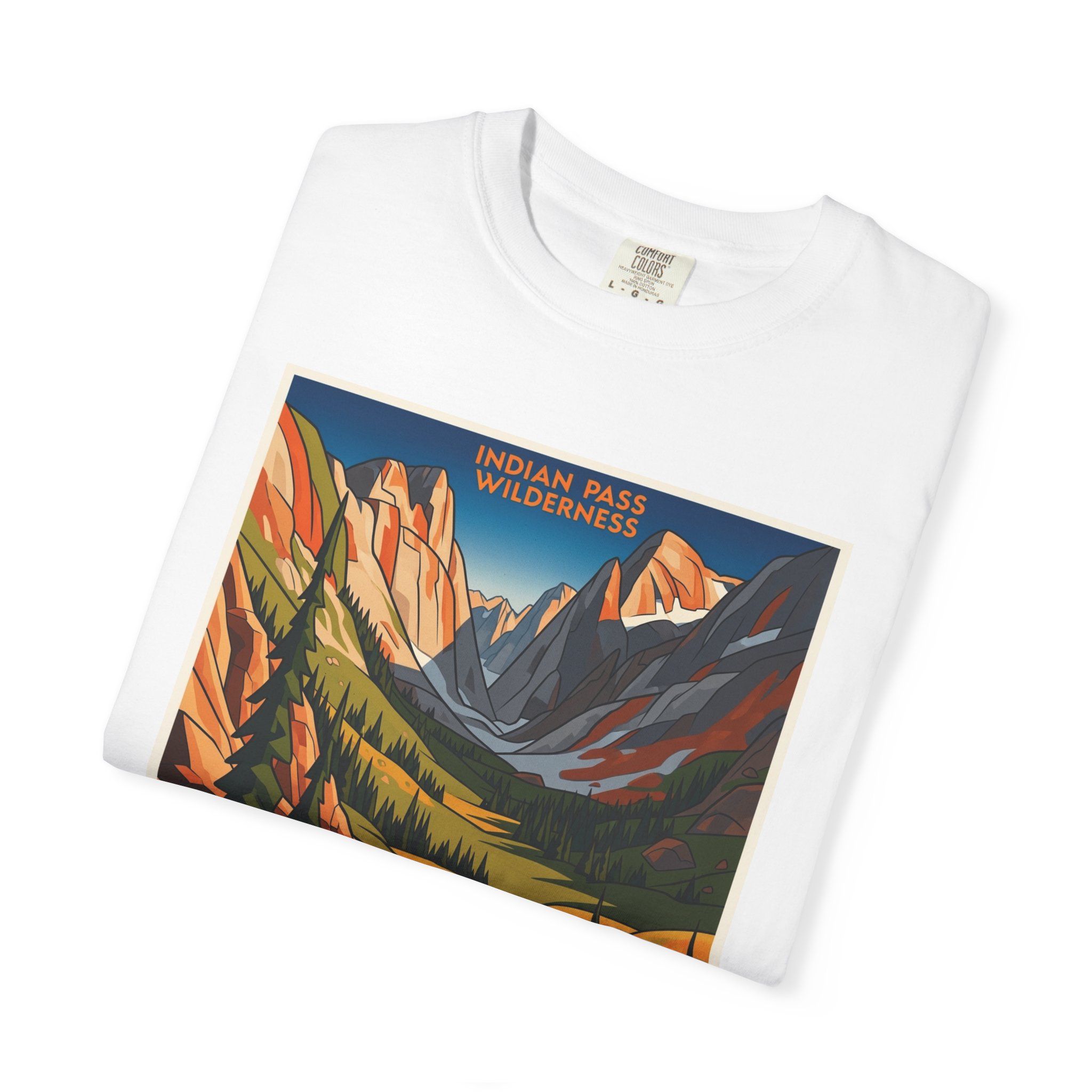 Indian Pass Wilderness WPA Style Unisex T-shirt - Image 3