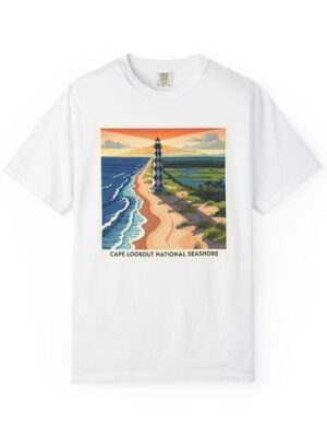 Cape Lookout National Seashore WPA Style Unisex T-shirt