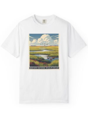 Bamforth National Wildlife Refuge WPA Style Unisex T-shirt
