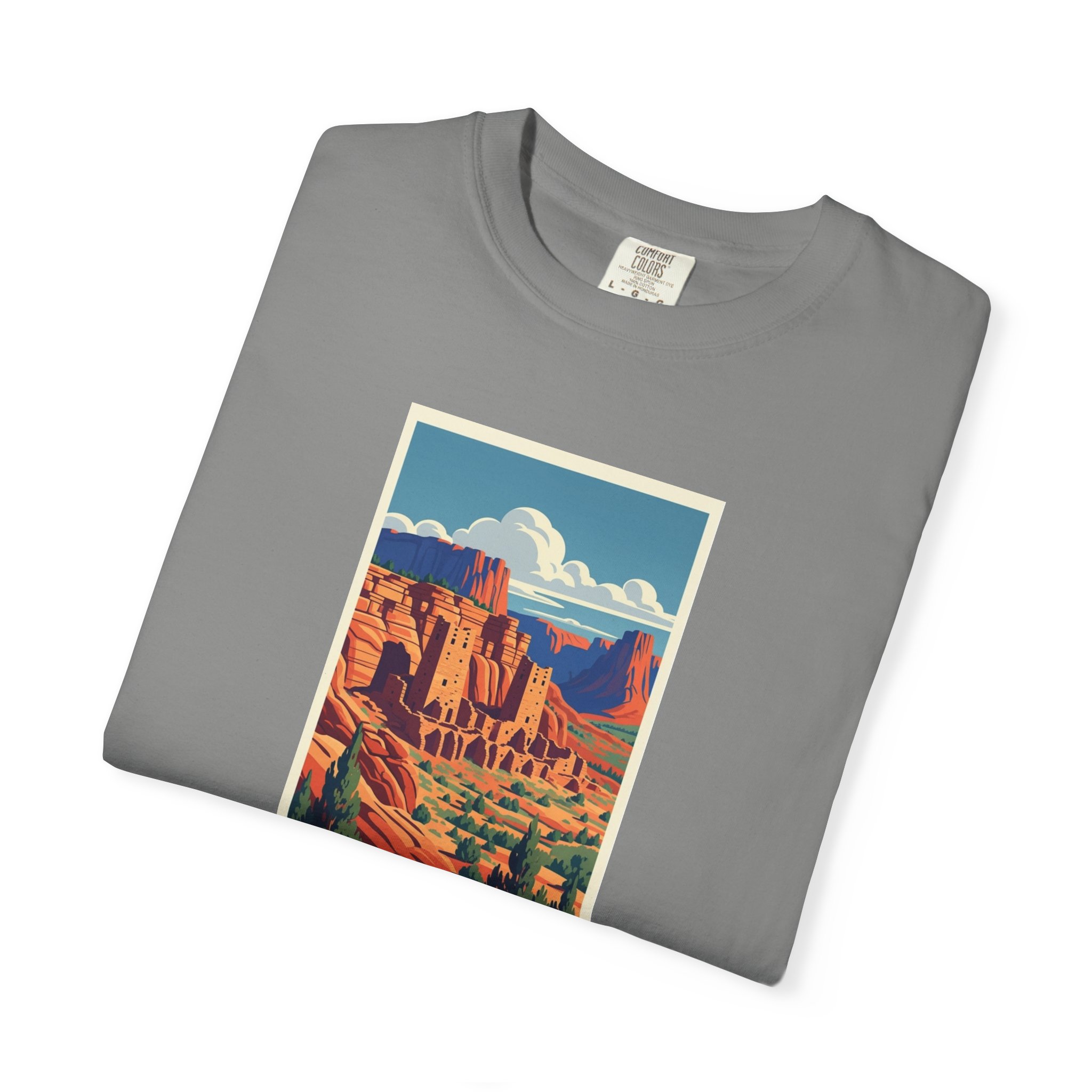 Hovenweep National Monument WPA Style Unisex T-shirt - Image 9