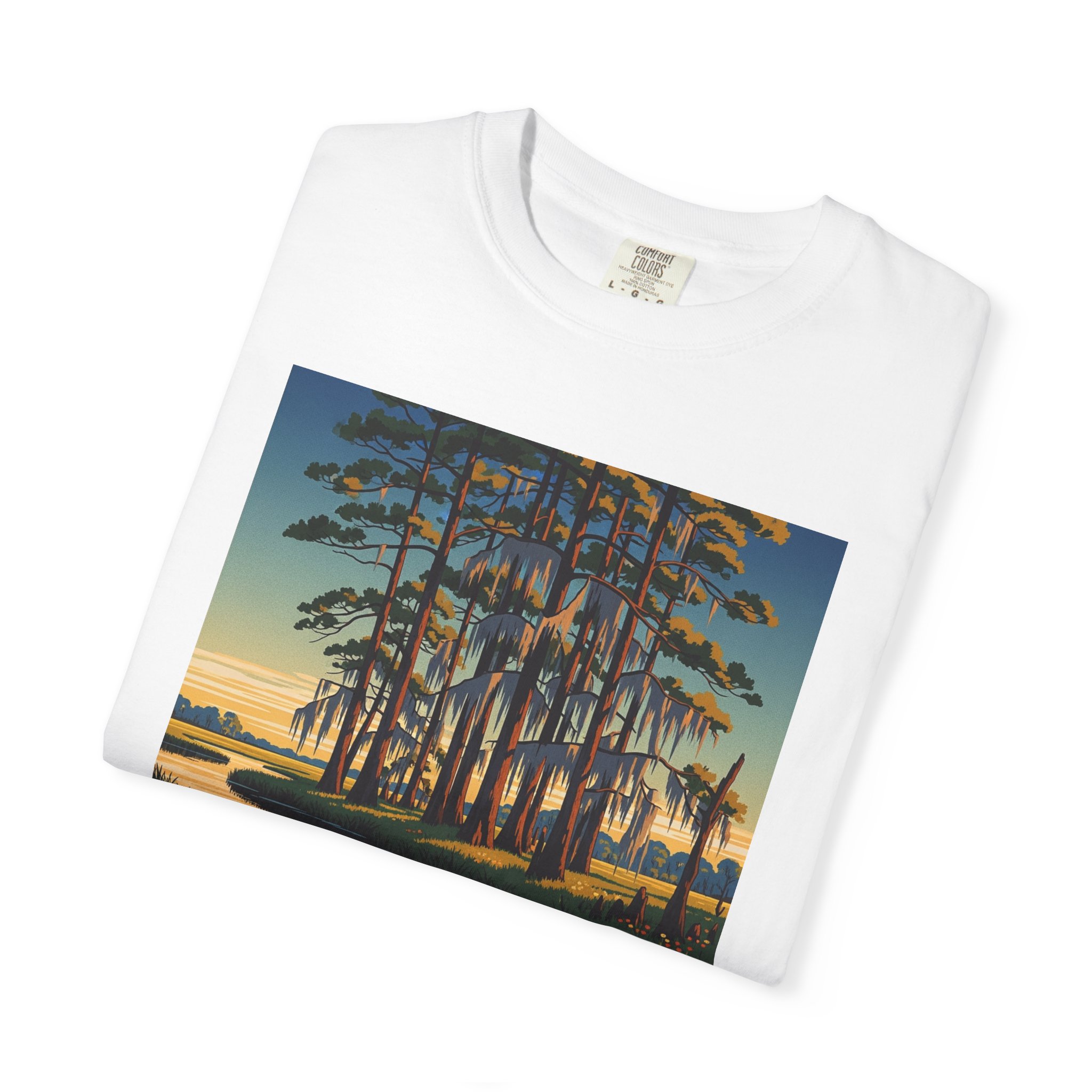 Apalachicola National Forest WPA Style Unisex T-shirt - Image 3