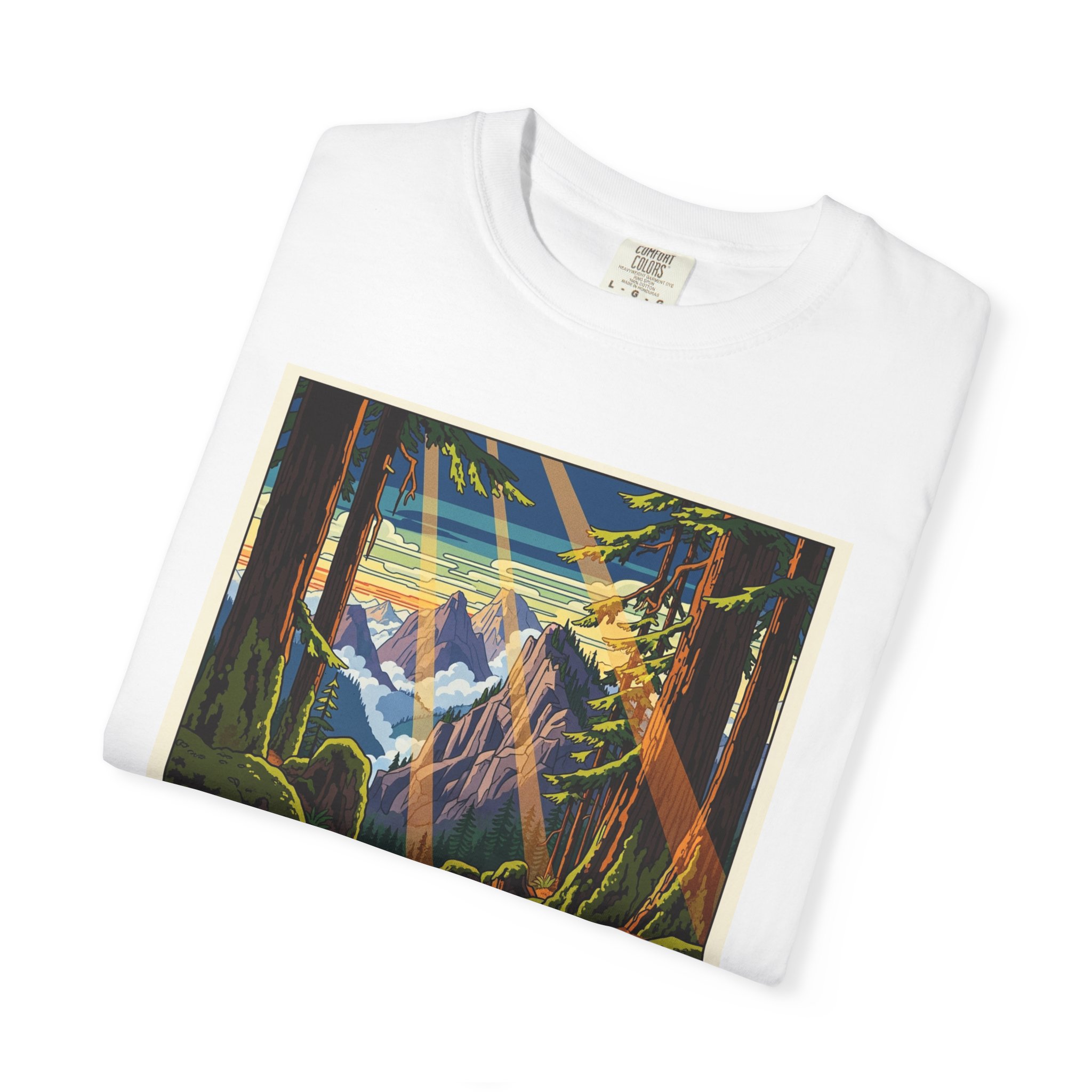 Grassy Knob Wilderness WPA Style Unisex T-shirt - Image 3