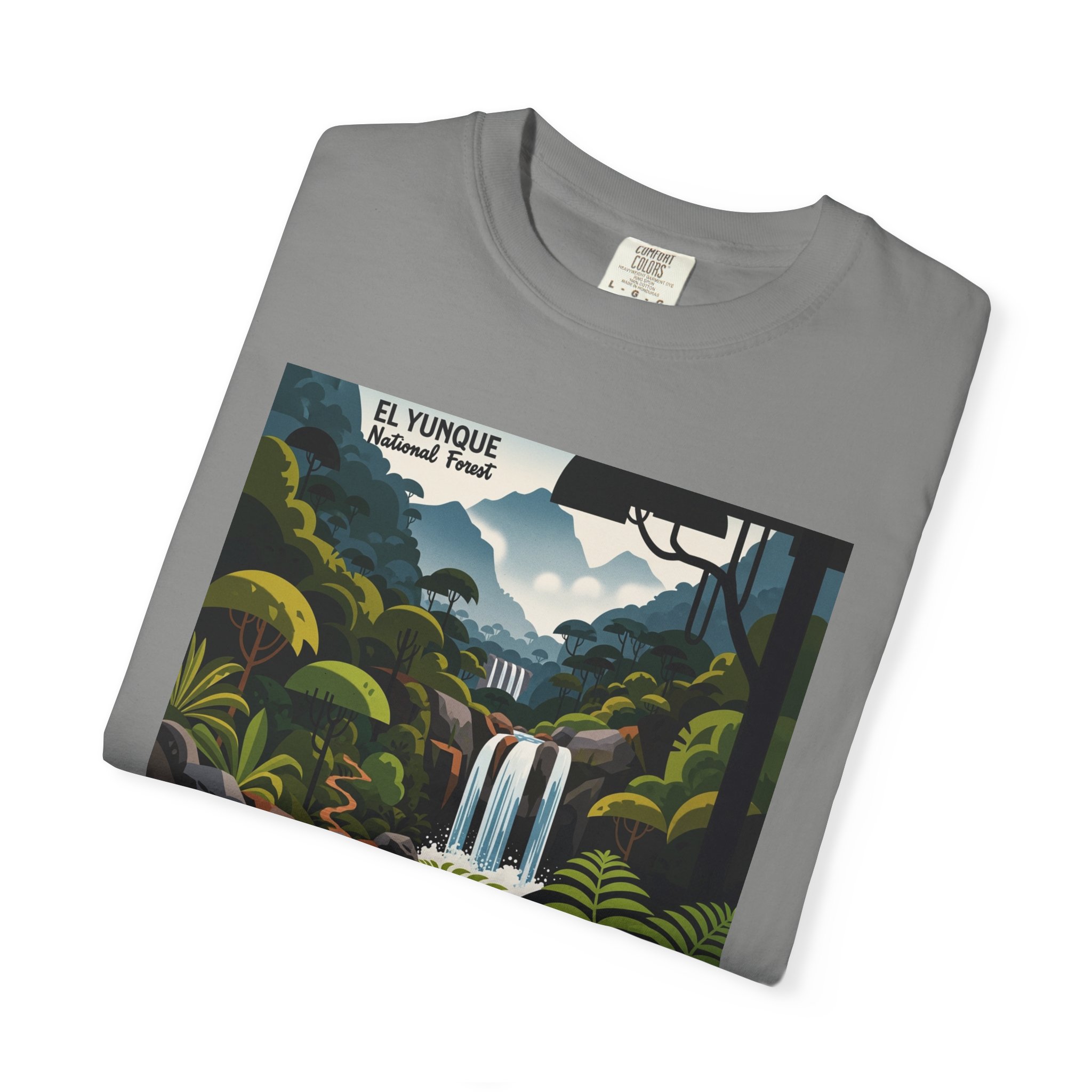 El Yunque National Forest WPA Style Unisex T-shirt - Image 9