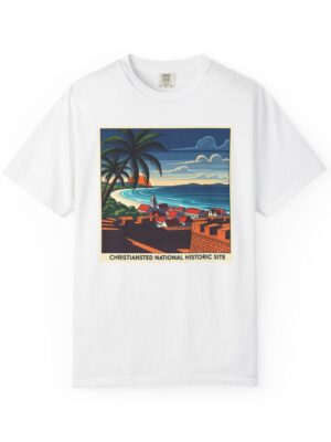 Christiansted National Historic Site WPA Style Unisex T-shirt