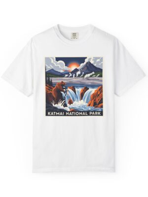 Katmai National Park WPA Style Unisex T-shirt