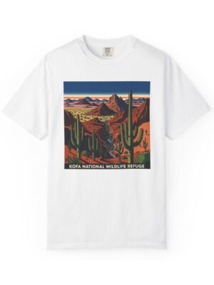 Kofa National Wildlife Refuge WPA Style Unisex T-shirt