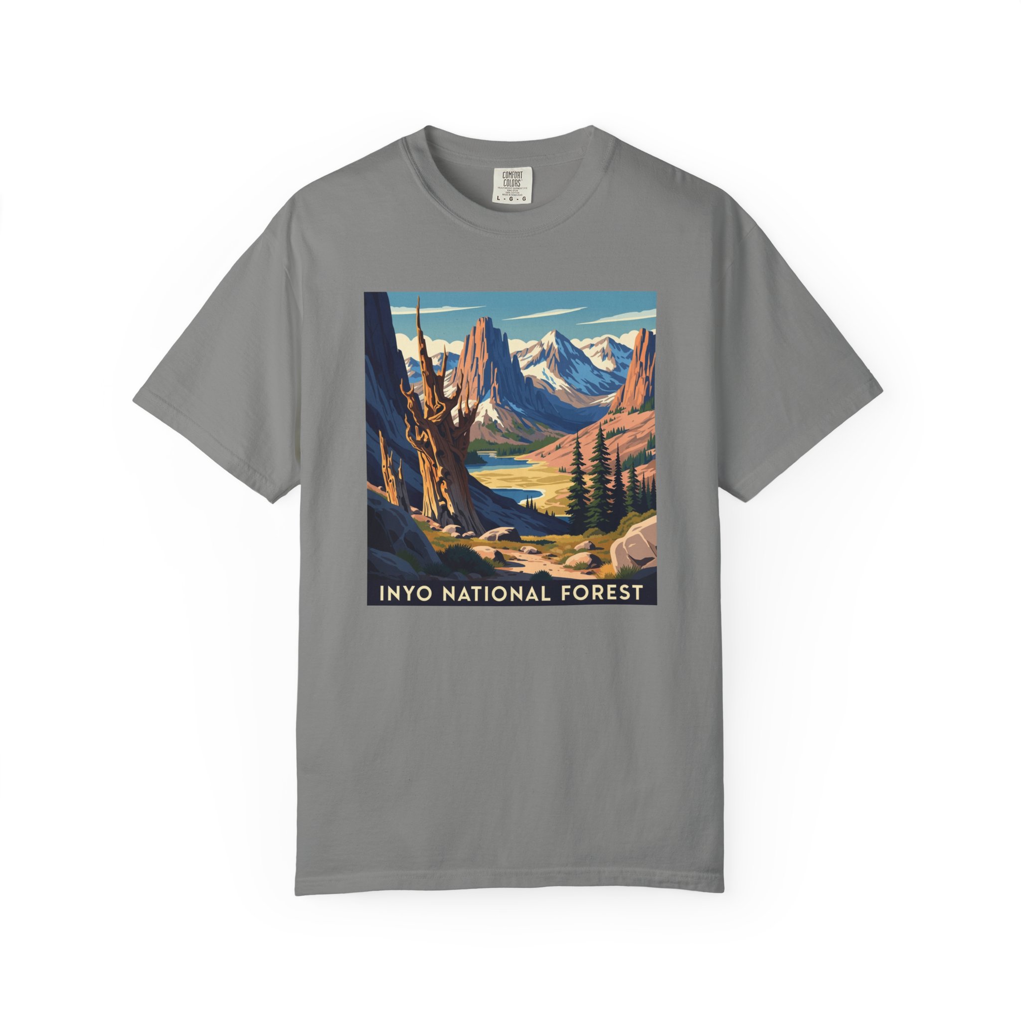 Inyo National Forest WPA Style Unisex T-shirt - Image 7