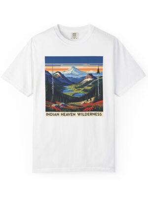 Indian Heaven Wilderness WPA Style Unisex T-shirt