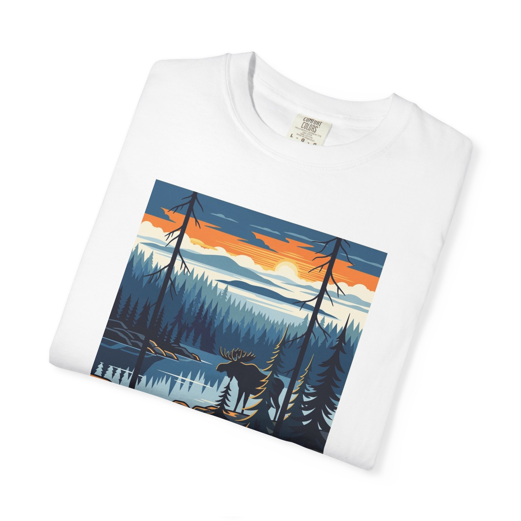 Isle Royale National Park WPA Style Unisex T-shirt - Image 3
