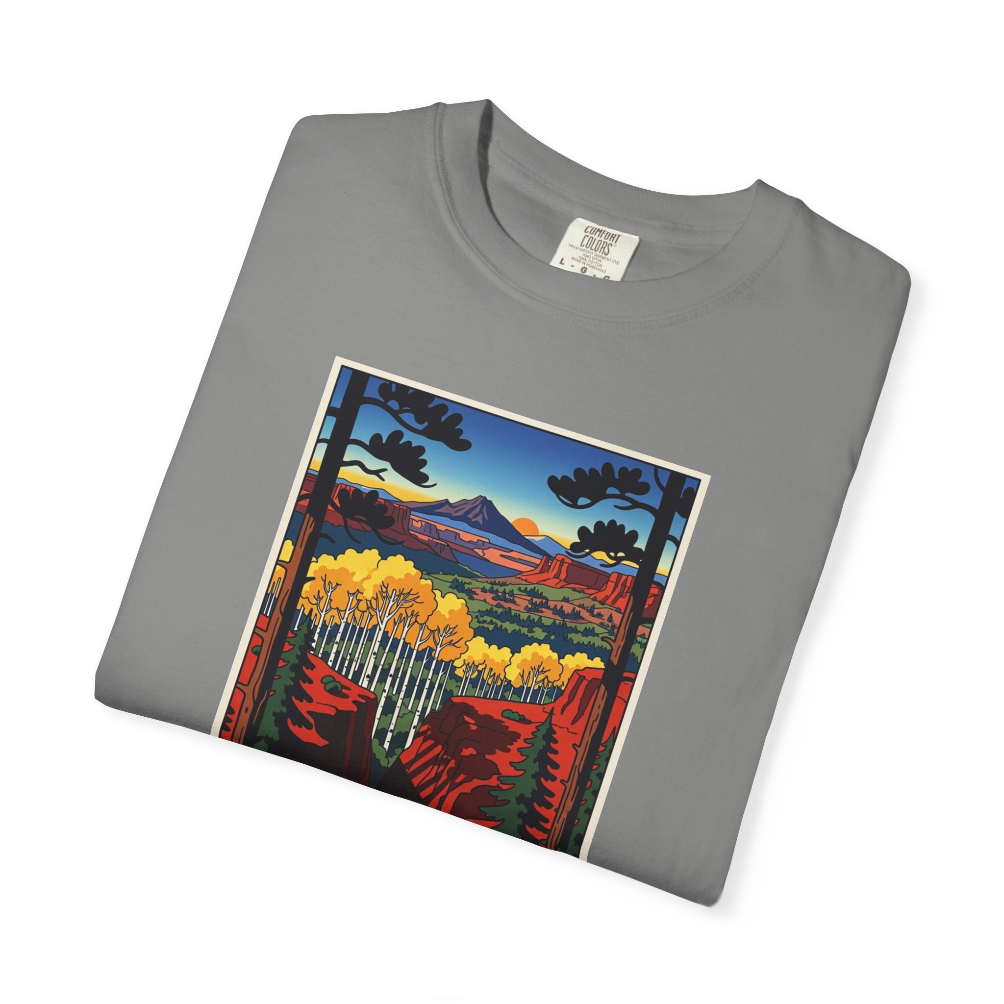 Coconino National Forest WPA Style Unisex T-shirt - Image 9