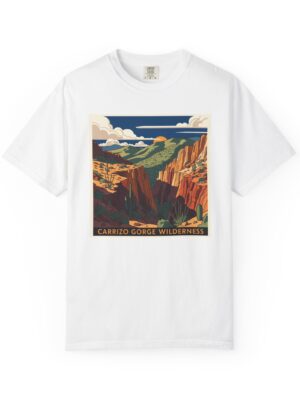 Carrizo Gorge Wilderness WPA Style Unisex T-shirt